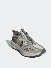 adidas White Trail Running Shoes - Image 3 of 9