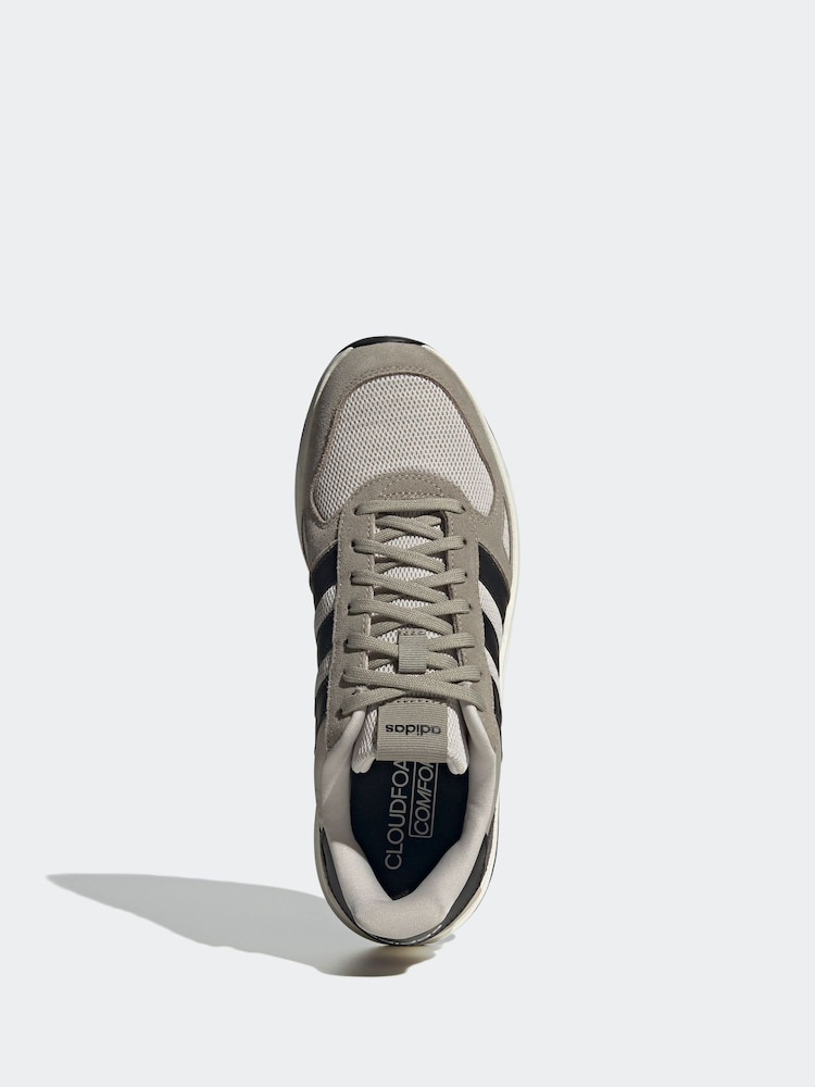 adidas Grey Run 84s Trainers - Image 6 of 9
