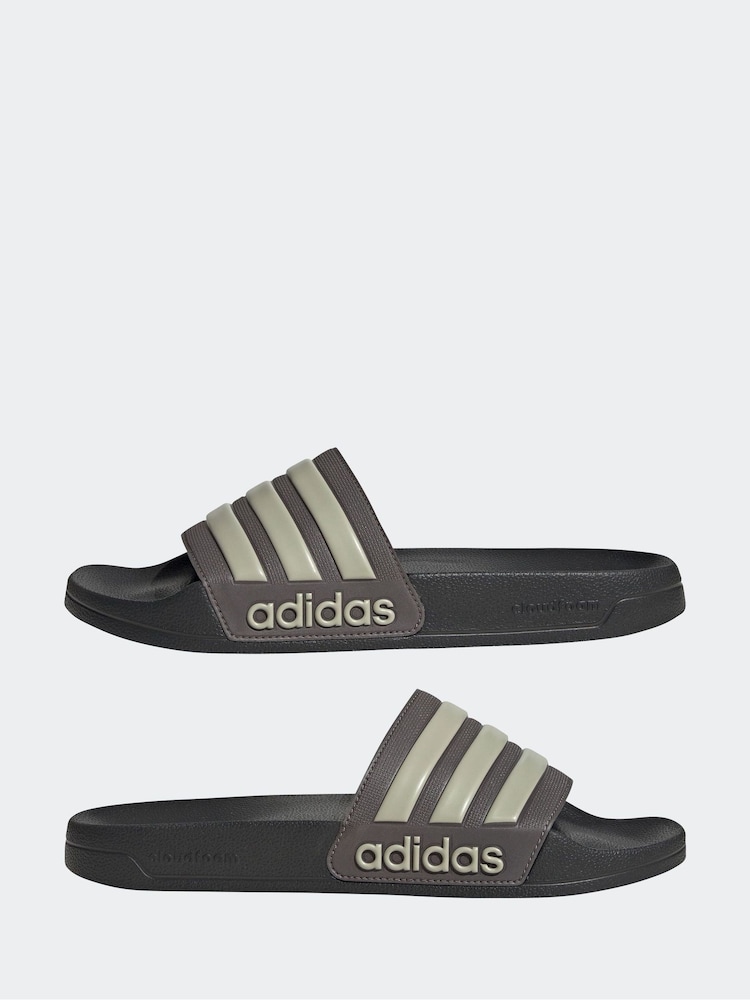 Brun - Claquettes de douche adidas Sportswear Adilette - Image 5 of 9