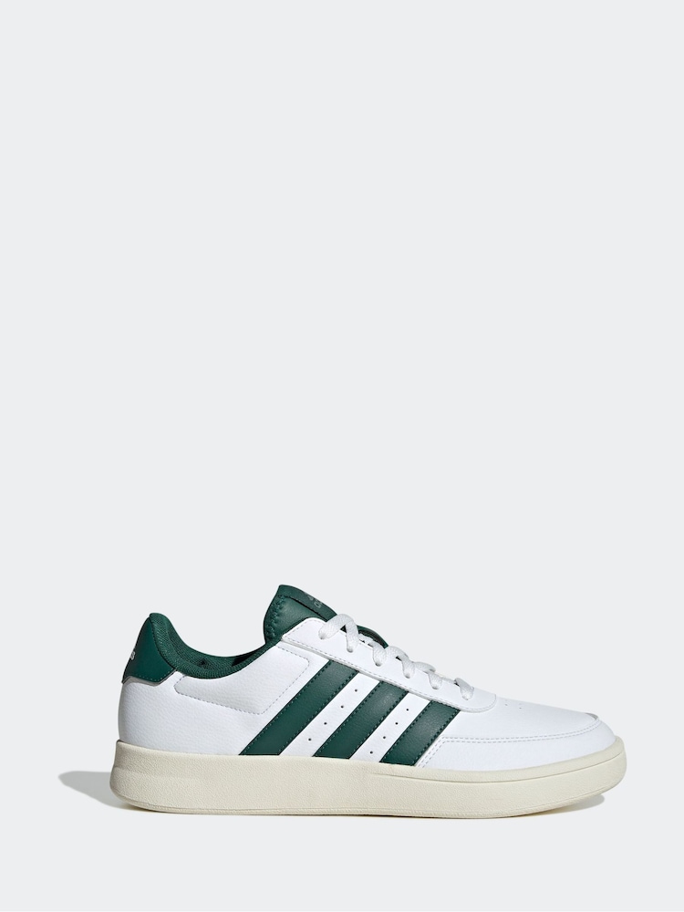 adidas WhiteGreen Breaknet Trainers - Image 1 of 9
