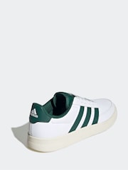 adidas WhiteGreen Breaknet Trainers - Image 4 of 9