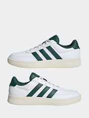 adidas WhiteGreen Breaknet Trainers - Image 5 of 9