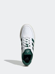 adidas WhiteGreen Breaknet Trainers - Image 6 of 9