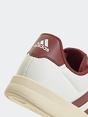 adidas White/Burgundy Breaknet Trainers - Image 9 of 9