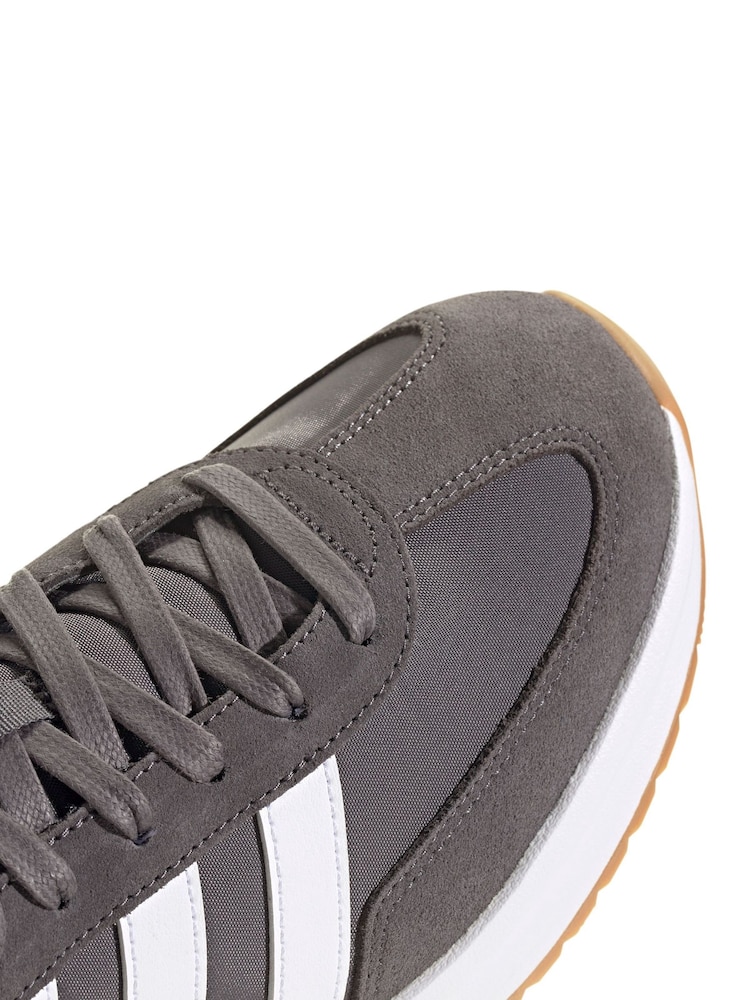 adidas Grey Run 72s Trainers - Image 8 of 9