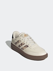 adidas White Courtblock Shoes - Image 3 of 9