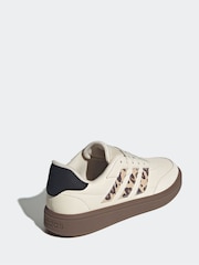 adidas White Courtblock Shoes - Image 4 of 9