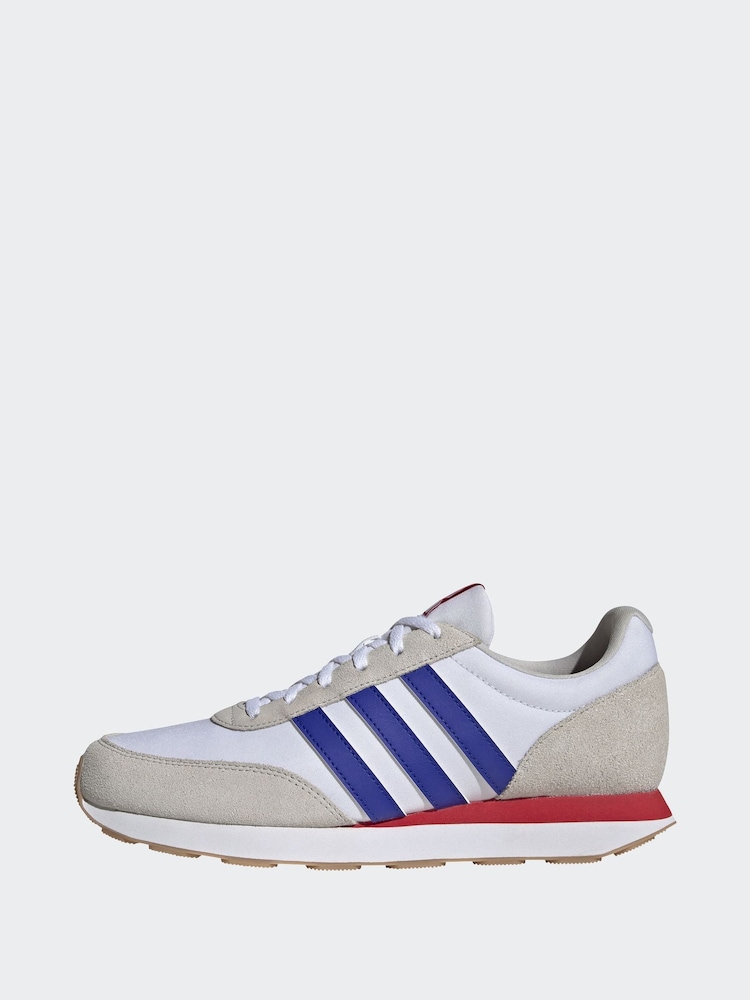 adidas White Run 60s Trainers - Image 4 of 10