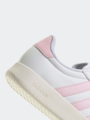adidas White/Grey Barreda Animal Print Trainers - Image 9 of 9