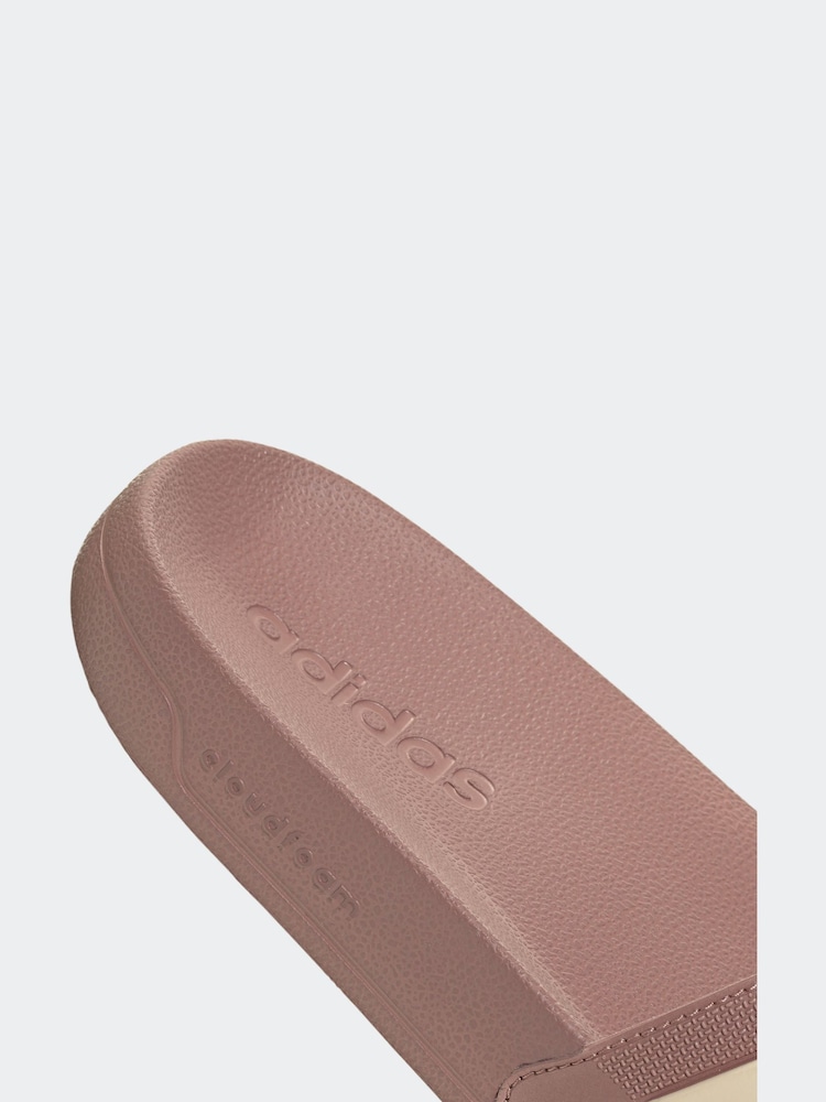 adidas Red Adilette Shower Slides - Image 9 of 9