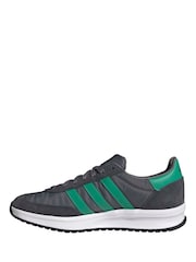 adidas Black/Green Run 72s Trainers - Image 2 of 9