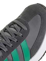 adidas Black/Green Run 72s Trainers - Image 8 of 9
