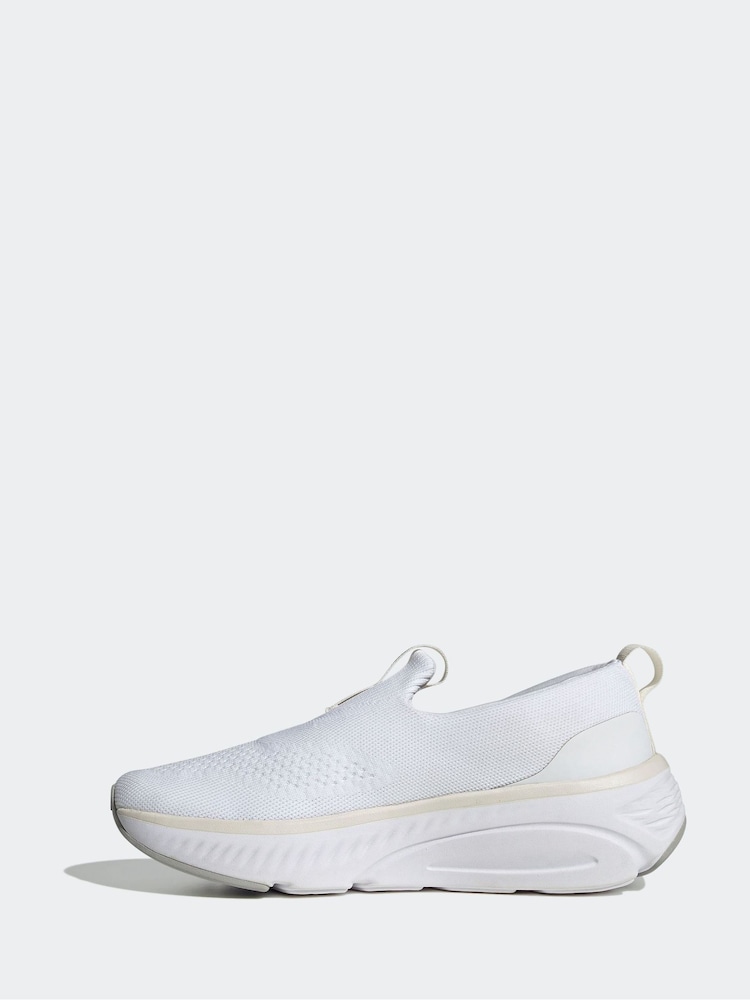 adidas White Cloudfoam Go Lounger Shoes - Image 8 of 10