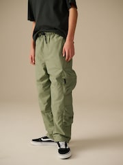 Sage Green Baggy Pocket Cargo Trousers (3-16yrs) - Image 1 of 8