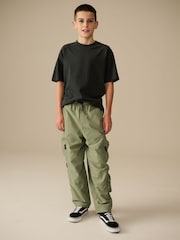 Sage Green Baggy Pocket Cargo Trousers (3-16yrs) - Image 2 of 8