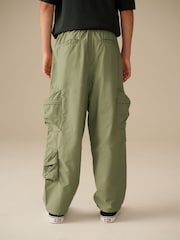 Sage Green Baggy Pocket Cargo Trousers (3-16yrs) - Image 3 of 8