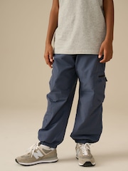 Blue Cargo Zip Pocket Trousers (3-16yrs) - Image 1 of 9