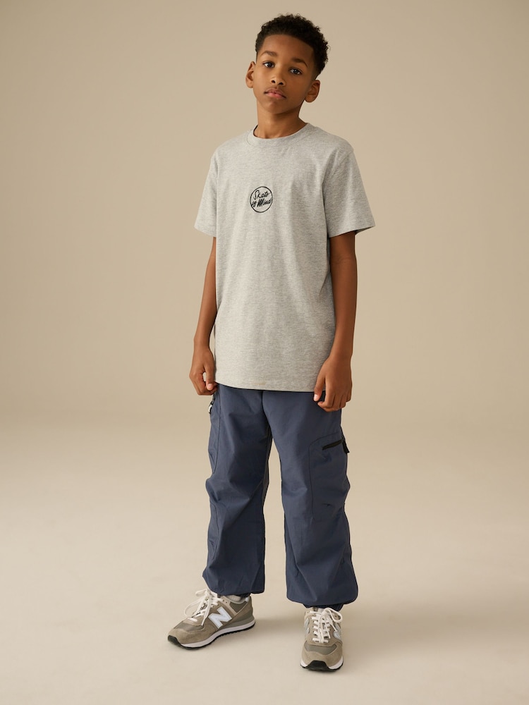 Blue Cargo Zip Pocket Trousers (3-16yrs) - Image 2 of 9