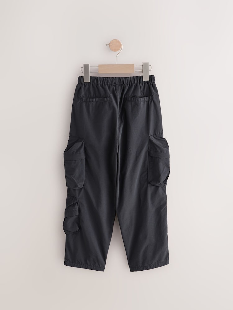 Black Baggy Pocket Cargo Trousers (3-16yrs) - Image 6 of 9