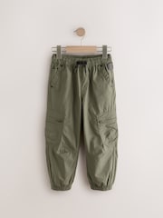 Khaki Green Lined Cargo Trousers (3-16yrs) - Image 6 of 10