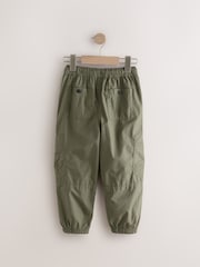 Khaki Green Lined Cargo Trousers (3-16yrs) - Image 7 of 10