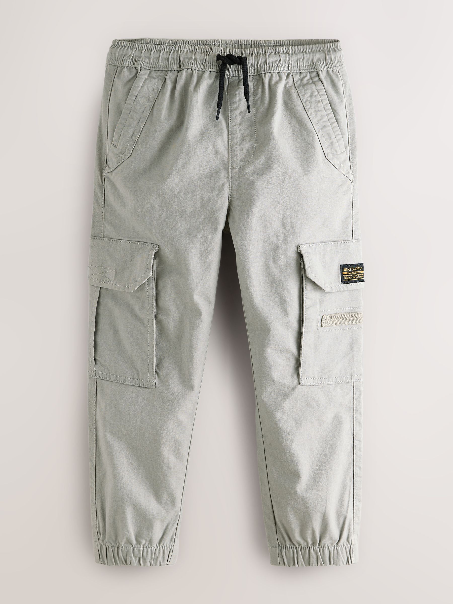 Pantalon Cargo Garçon Next Gris, Taille 3 Ans – Mélange Polyester, état Très Bon