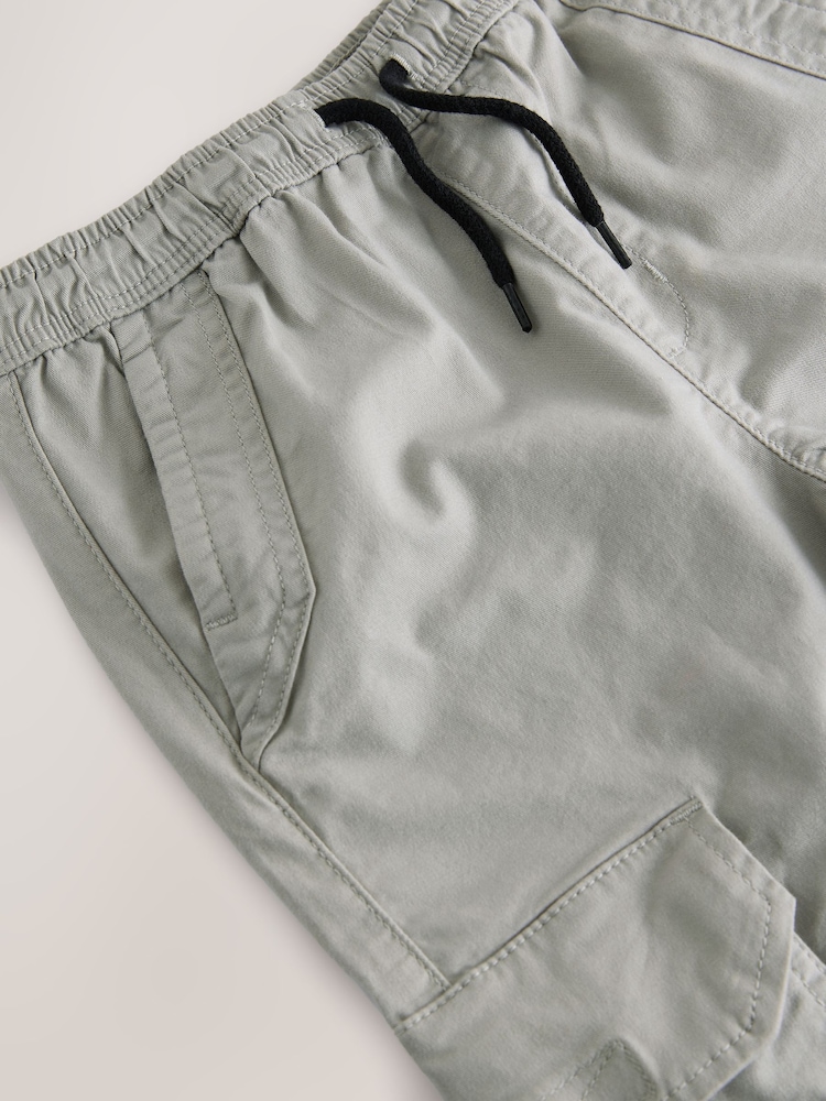 Pantalon Cargo Garçon Next Gris, Taille 3 Ans – Mélange Polyester, état Très Bon