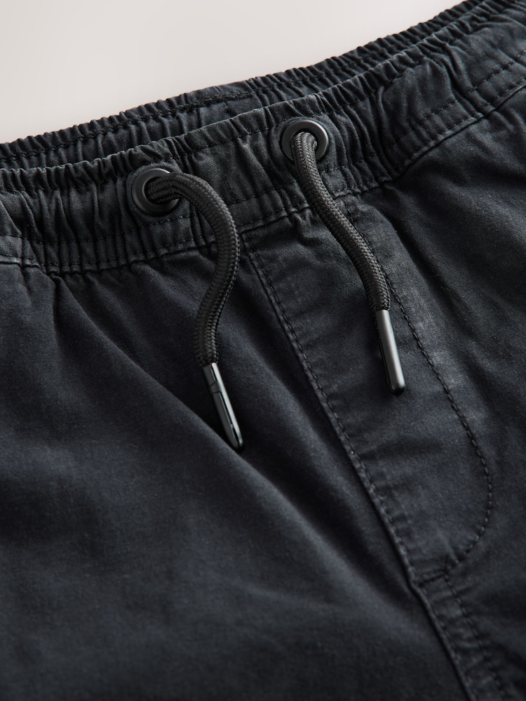 Black Tapered Leg Cargo Trousers (3-16yrs) - Image 7 of 7