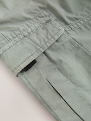 Grey 100% Cotton Wide Tapered Cargo Trousers (3-16yrs) - Image 9 of 10