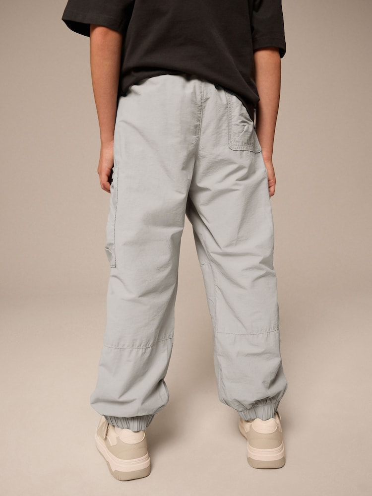 Grey Cargo Zip Pocket Trousers (3-16yrs) - Image 3 of 10