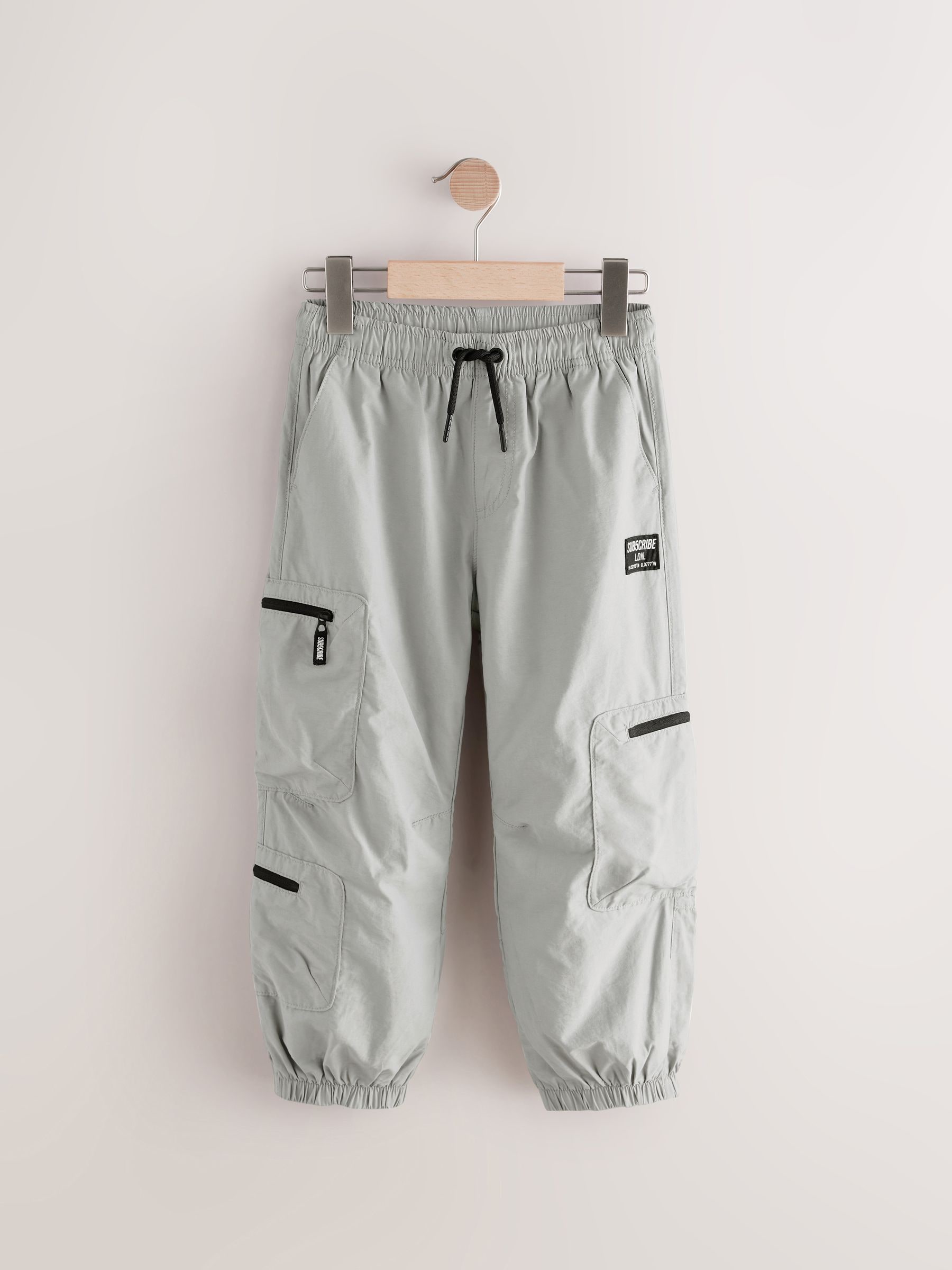 Buy Grey Cargo Zip Pocket Trousers (3-16yrs) from Next South Africa
