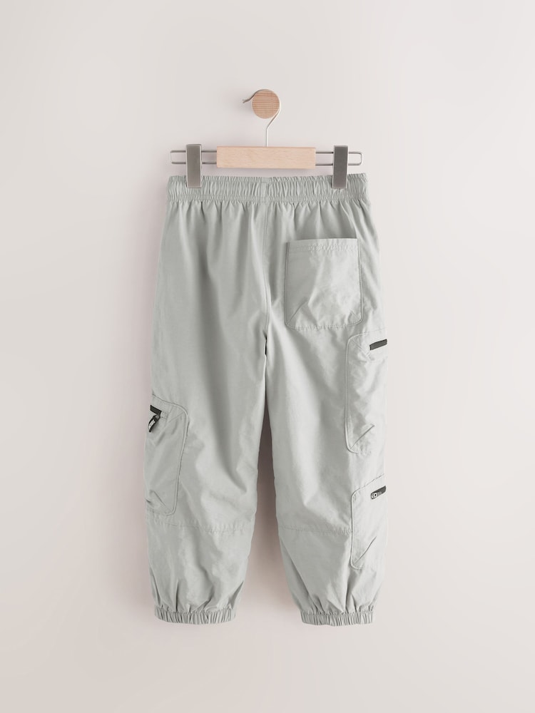 Grey Cargo Zip Pocket Trousers (3-16yrs) - Image 7 of 10