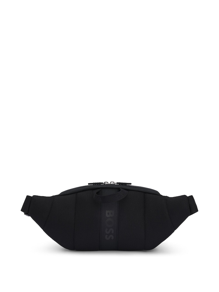 BOSS Black Logo-Detail Belt Bag With Top Handle - Image 2 of 5