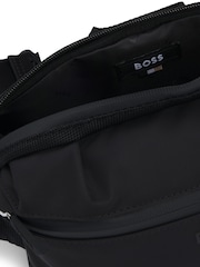 BOSS Black Logo-Detail Belt Bag With Top Handle - Image 3 of 5