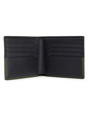 HUGO Logo Lettering Wallet In Two-Tone Leather - Image 3 of 4