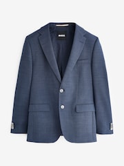BOSS BOSS Micro-vzorčast; z vzorcem v standardnem kroju Wool jakna; suknjič - Slika 7 iz 7