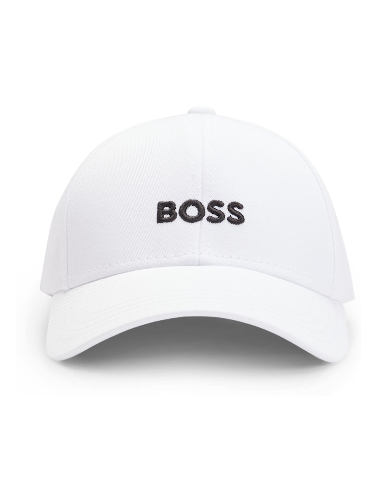 BOSS Natural Embroidered Logo Cap In 100% Cotton Twill - Image 1 of 5