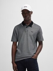 BOSS Natural Embroidered Logo Cap In 100% Cotton Twill - Image 4 of 5