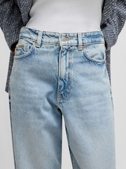 BOSS Blue Balloon-Fit Denim Jeans - Image 4 of 5