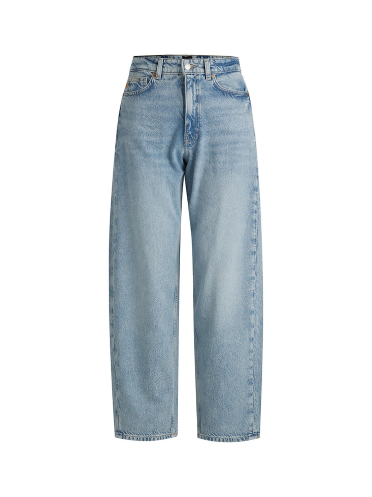 BOSS Blue Balloon-Fit Denim Jeans - Image 5 of 5