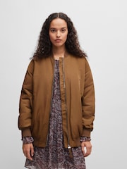 BOSS Orange Water-Repellent Jacket With Branded Zip Puller - Image 1 of 6