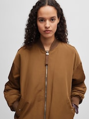 BOSS Orange Water-Repellent Jacket With Branded Zip Puller - Image 4 of 6