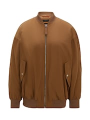 BOSS Orange Water-Repellent Jacket With Branded Zip Puller - Image 6 of 6
