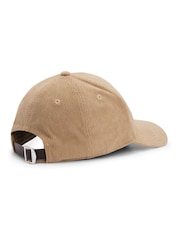BOSS Natural Embroidered-Logo Cap In Baby Corduroy - Image 2 of 5