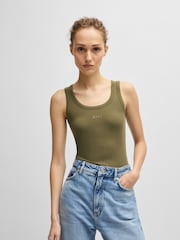 BOSS Green BOSS Ribbed Vest Stretch Cotton - Image 1 of 4