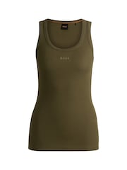 BOSS Green BOSS Ribbed Vest Stretch Cotton - Image 4 of 4