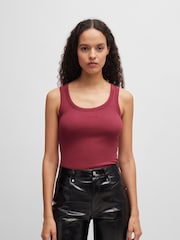 BOSS Red BOSS Ribbed Vest Stretch Cotton - Image 1 of 5