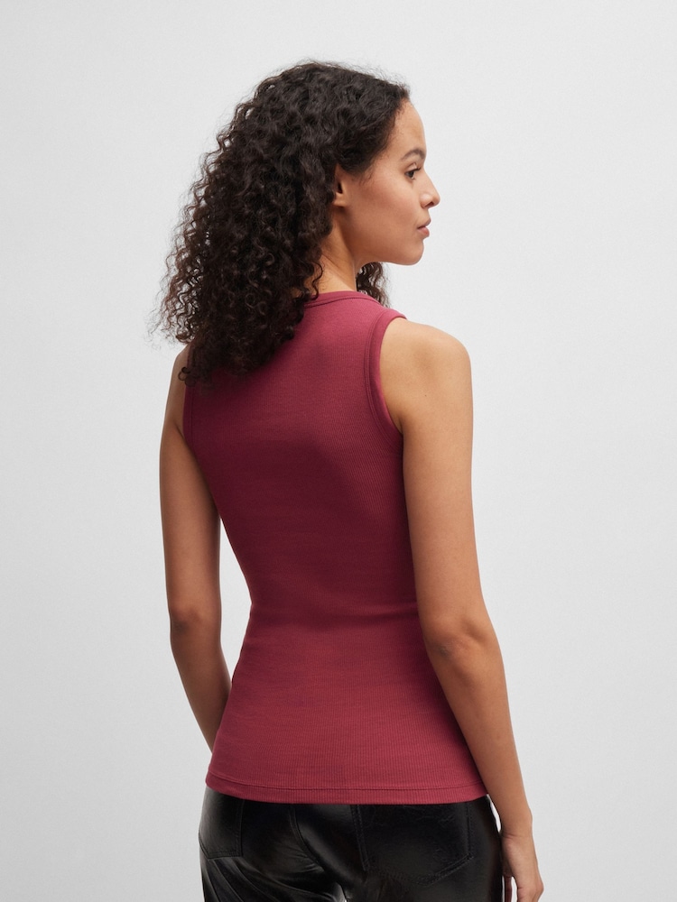 BOSS Red BOSS Ribbed Vest Stretch Cotton - Image 2 of 5