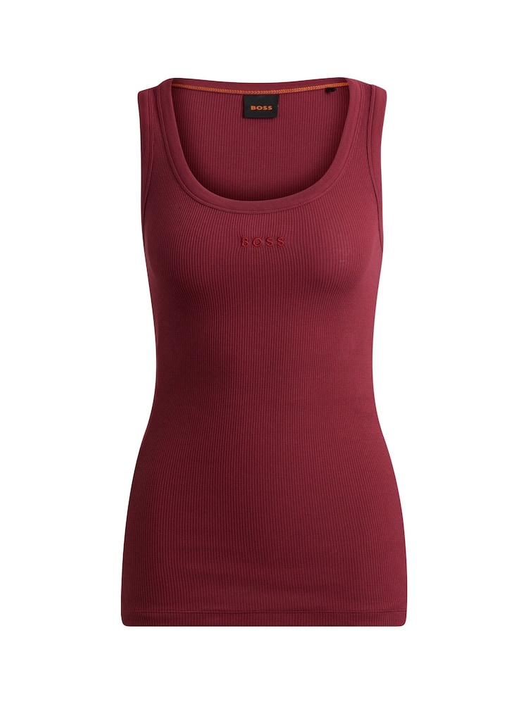 BOSS Red BOSS Ribbed Vest Stretch Cotton - Image 5 of 5