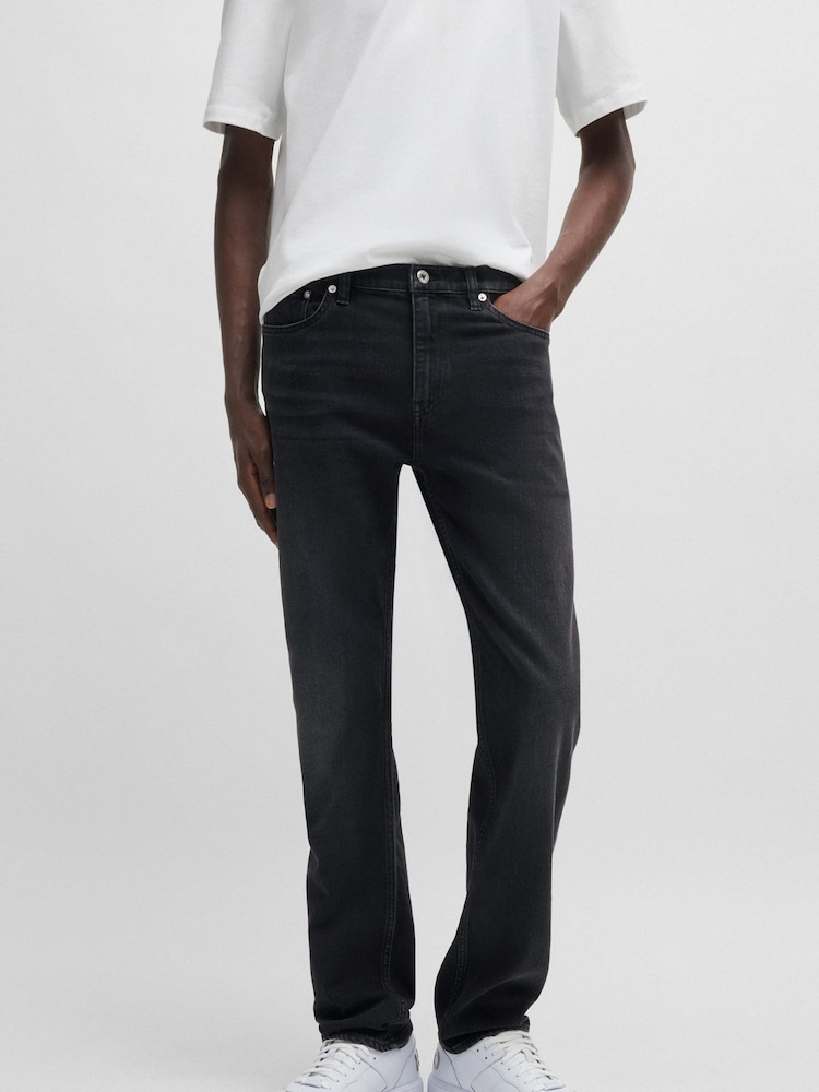 HUGO Blue Grey Blue Slim Fit Stretch Denim Jeans - Image 1 of 5